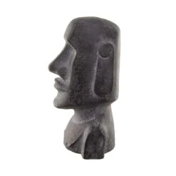Statue Höhe 46cm MOAI In Grau -Küche Store butlers statue hohe 46cm moai in grau 3