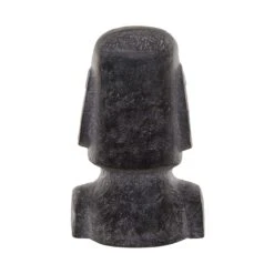 Statue Höhe 46cm MOAI In Grau -Küche Store butlers statue hohe 46cm moai in grau 4