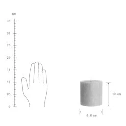 Stumpenkerze Höhe 10cm RUSTIC In Grau 5 Stumpenkerze Höhe 10cm RUSTIC In Grau -Küche Store butlers stumpenkerze hohe 10cm rustic in grau 2