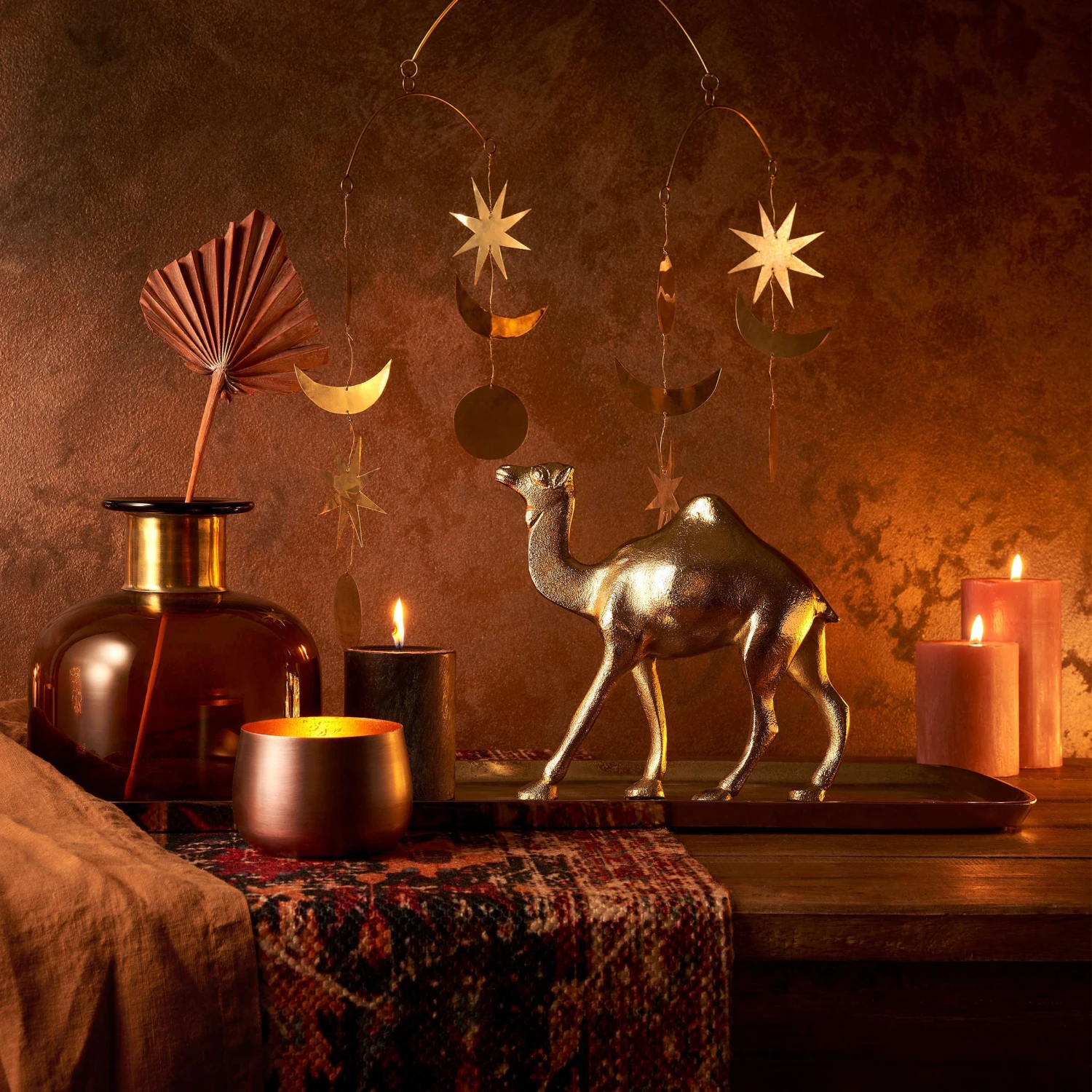 Stumpenkerze Höhe 9cm RUSTIC In Rosa 5 Stumpenkerze Höhe 9cm RUSTIC In Rosa – Bild 5