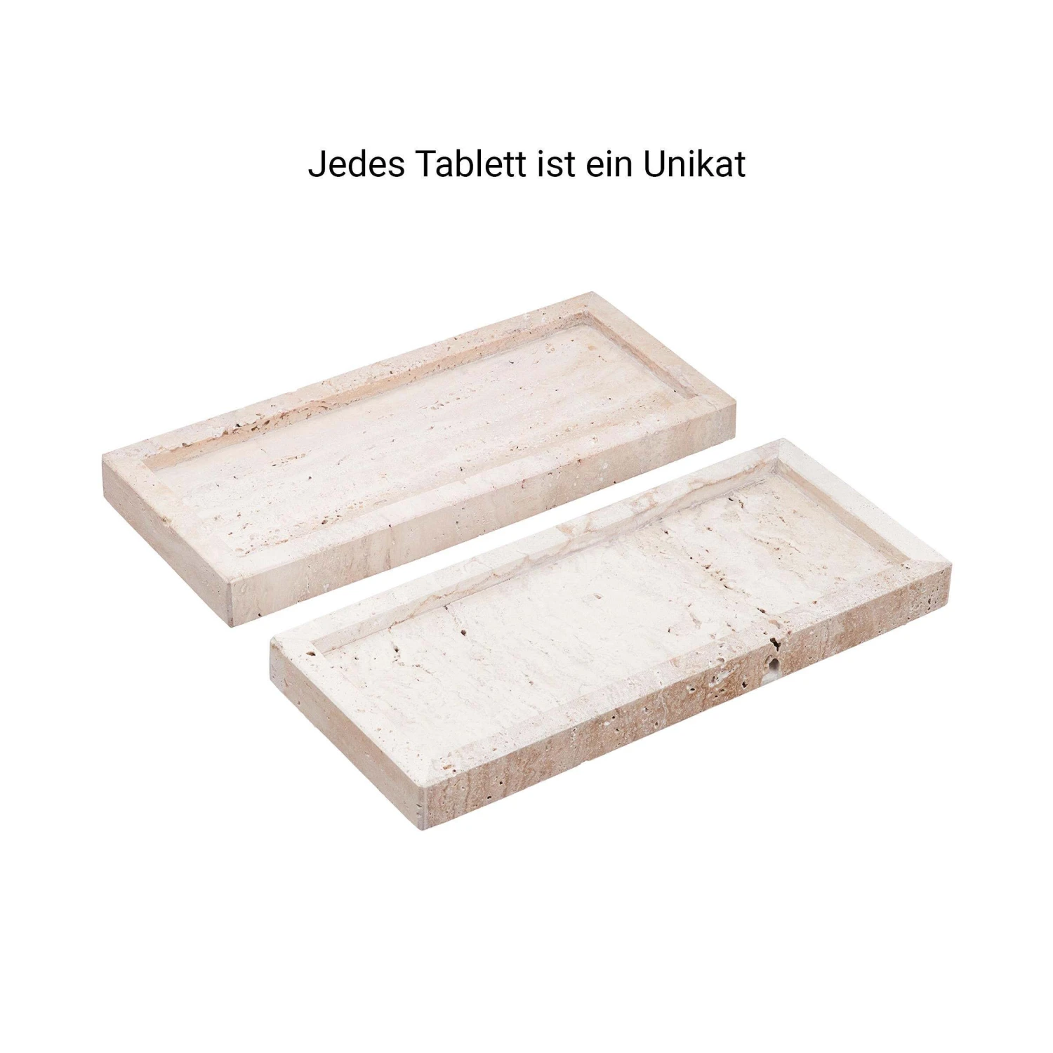Tablett L 30 X B 13cm TRAVERTINE In Beige 6 Tablett L 30 X B 13cm TRAVERTINE In Beige – Bild 6