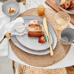 Teller-Set 8-tlg. FINCA In Grau -Küche Store butlers teller set 8 tlg finca in grau 9