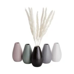 Vase Höhe 16cm RIFFLE In Rosa -Küche Store butlers vase hohe 16cm riffle in rosa 3