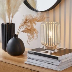 Vase Höhe 23cm LIV In Schwarz -Küche Store butlers vase hohe 23cm liv in schwarz 3