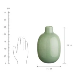 Vase Höhe 25cm JADE In Pastellgrün 5 Vase Höhe 25cm JADE In Pastellgrün -Küche Store butlers vase hohe 25cm jade in pastellgrun 2