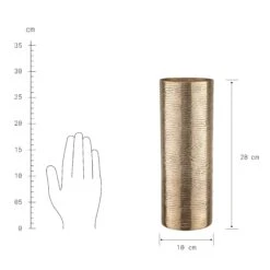 Vase Höhe 28cm AUREO In Gold 9 Vase Höhe 28cm AUREO In Gold -Küche Store butlers vase hohe 28cm aureo in gold 3