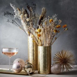 Vase Höhe 28cm AUREO In Gold 11 Vase Höhe 28cm AUREO In Gold -Küche Store butlers vase hohe 28cm aureo in gold 5