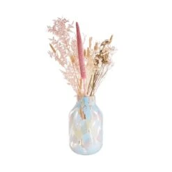 Vase Höhe 28cm CONFETTI In Hellblau-Hellrosa -Küche Store butlers vase hohe 28cm confetti in hellblau hellrosa 4