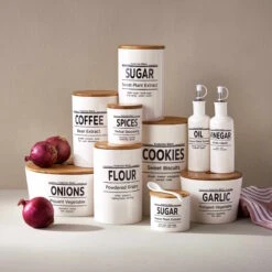 Vorratsdose Sugar 1100ml KARLTON BROS. In Weiß -Küche Store butlers vorratsdose sugar 1100ml karlton bros in weiss 3