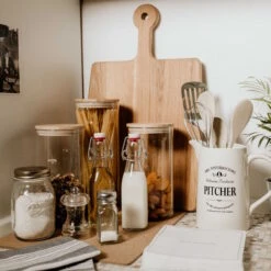 Vorratsglas 2300ml WOODLOCK In Transparent -Küche Store butlers vorratsglas 2300ml woodlock in transparent 4